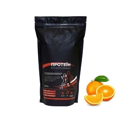 Конопляний протеїн зі смаком апельсина 500г ТМ Олійниця